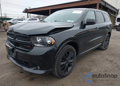 2013 Dodge Durango Sxt from USA, damaged, VIN 1C4RDJAG1DC672182